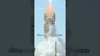 China tests new rocket for manned mission to land on the moon by 2030 #rocket #china