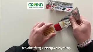 Automatic Packaging machine for Lotus Biscoff & Go Biscuit Sticks with sauce cup