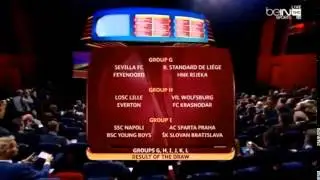 UEFA Europa League Draw: Group Stages 2014/2015