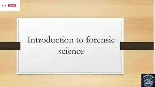 Introduction To Forensic Science And Crime And Crime Scene