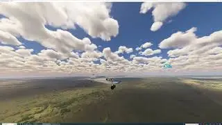 A 1953 Cessna 170B, Flies Over The 