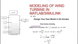 Modeling of Wind Turbine in Matlab/Simulink