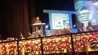 National Convention for CA Students at Kolkata -  Presentation by Pooja Gupta - CSR