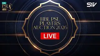 LIVE - HBL PSL 11 Players Auction 2026