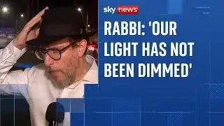 Sydney rabbi tells Sky News his 'dear friend' is among shooting casualties