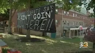 Encampment outside University City Townhomes refuses to move, despite court order demanding them to