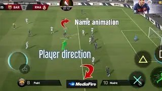 FIFA 16 MOD FIFA 23 PLAYERS NAME ANIMATION + players direction / New update