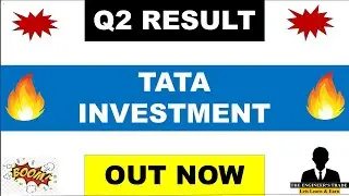 Tata Investment Q2 Results 2026 | Tata Investment Results Today | Tata Investment Share Latest News 