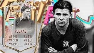 95 FUT BIRTHDAY ICON PUSKAS PLAYER REVIEW FIFA 23