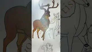 Bambi Drawing #fyp #foryou #disney #bambi #thumper #flower #forest #art #artist #draw #drawing