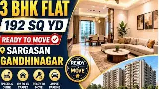 🔥3 Bhk Flat Sargasan🔥 Gandhinagar id71024
