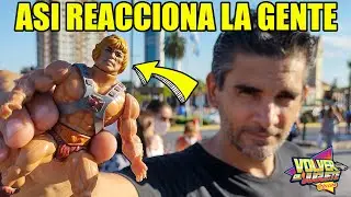 Como reacciona la gente al ver un muñeco de HE-MAN vintage!!!!  😲🤯😮