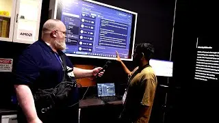 CES 2026 AMD Booth Lemonade Running Generate on AMD with Ramakrishnan (Krishnan) Sivakumar