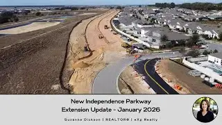Independence Parkway Extension &ndash; Construction Update #3 | Winter Garden to Clermont (Drone Footage)