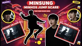 MINSUNG: That Reaction at the Surprise Scare 😳 #ship