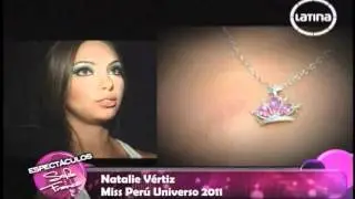NATALIE VÉRTIZ RECLAMA SUS DERECHOS COMO MISS PERÚ UNIVERSO 2011