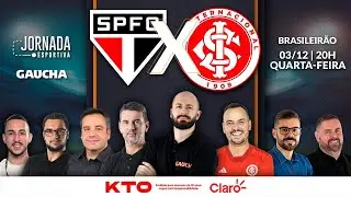 ZONA MISTA + S&Atilde;O PAULO 3 x 0 INTER | BRASILEIR&Atilde;O | JORNADA DIGITAL | 03/12/2025