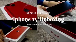 Recent Purchase | Iphone 13 Unboxing (Red) | KC De Guzman
