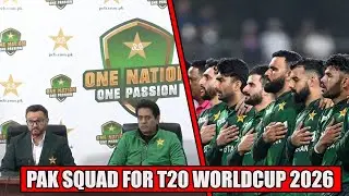 Haris Rauf & Wasim Jr dropped | Pakistan squad for T20 World Cup 2026