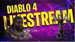 Diablo 4 (IV) PC Playthrough | LiveSeries #3 - Campaign & Dungeons | 