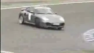 porsche 996 drift on circuit