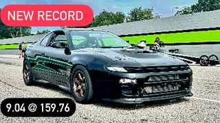 Drag Racing a Celica ST185 AWD 9.04 @ 159.76 MPH