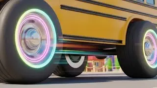 Wheels on the Bus | Sing Along with Oomi and Friends | OomiRhyme Kids Song