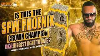 Sunshine pro wrestling exclusive Michael Miles interview with SPW Phoenix Crown champion Roze
