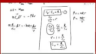 THERMODYNAMICS II ADIABATIC REVERSIBLE AND IRREVERSIBLE  PROCESS III WORKDONE