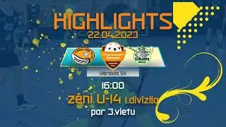 🎬 Highlights: Irlava - Talsu NSS/Krauzers (ZU14 1. div. spēle par 3. vietu) (22.04.2023)