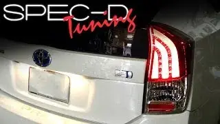 SPECDTUNING INSTALLATION VIDEO: 2010-UP TOYOTA PRIUS LED TAIL LIGHTS