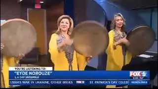Nowruze 1401 in Fox 5                     Shally Zomorodi & L.A Daf Ensemble by Arezoo Koochakan