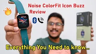 Budget watch with Bluetooth Calling from Noise... ColorFit Icon Buzz Review 🔥