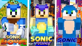 TRAPPED Inside Sonic TV Shows And Movies!📺😨Minecraft Sonic The Hedgehog 3 [177]