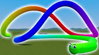 WHAT IF THE SCARY HUNGRY RAINBOW WORM In Garry's Mod