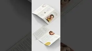 Esthetician Brochure Trifold #canva #template #esthetician #graphicdesign #medicine #printdesign