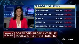 Breaking: DOJ to open broad antitrust review of big tech companies