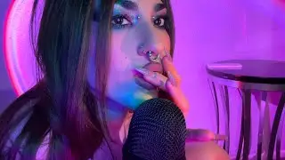 Slow Kiss Comfort ASMR 💜 Mouth Sounds & Fluffy Mic for Deep Sleep