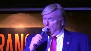 Donald Trump sings the USA National Anthem. Singing Trump! - NOT from America's Got Talent