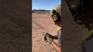 The FNX-45 one handed rapid fire. #pistol #gun #fnx #viral #shooting #shorts #tactical