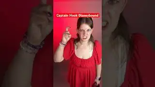 Captain Hook Disneybound 🎧 From Grumpy to Happy Villain #disneybound