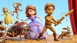 The Wooden Marionette Kingdom Goes WILD! Sofia vs the Puppet Swarm | Sofia the First Animation