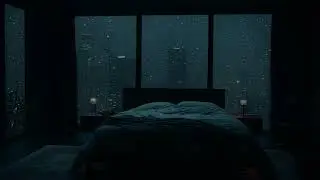 Sleep Peacefully in a Warm Bed Tonight | Heavy Rain Ambience for Deep Relaxation