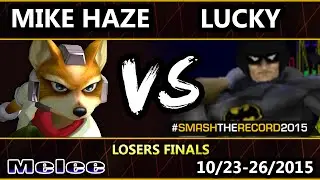 STR2015 - Lucky (Fox, Falcon) Vs JJs | Mike Haze (Fox) SSBM Losers Finals - Smash Melee