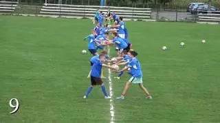 Ćwiczenia rozciągająco-stabilizujące z piłkami w parach
