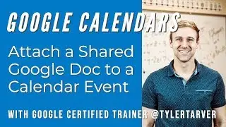 How to Attach a Google Doc to a Calendar Event