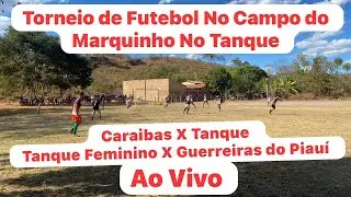Transmissão ao vivo de FA ESPORTE CARAIBAS X TANQUE MASCULINO TANQUE X SOCIETY GUERREIRAS FEMININO