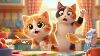 Cute Kitten Mimi&rsquo;s Fun Holiday Chaos at Home | Funny 3D Cat Family Animation