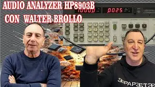 091 PROGETTO AUDIO ANALYZER HP 8903 B  con @WalterBrollo