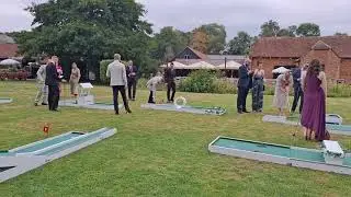 Mini golf at Tewinbury Farm wedding - PuttPuttGolf